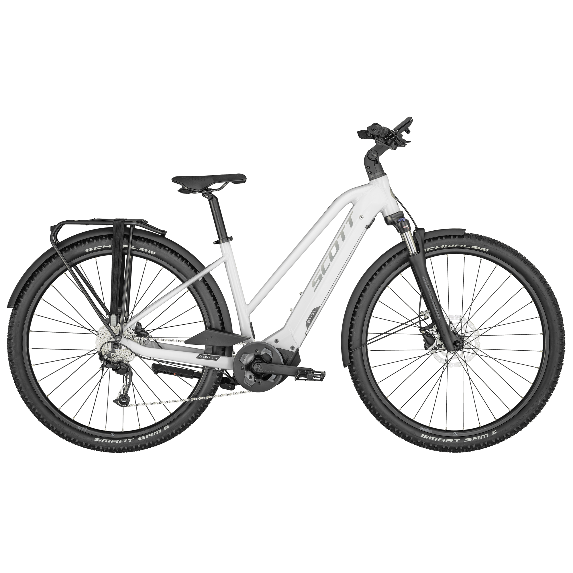 Scott Sub Cross eRIDE 20 Lady EQ M Vit Elcykel - Hybrid Elcykel