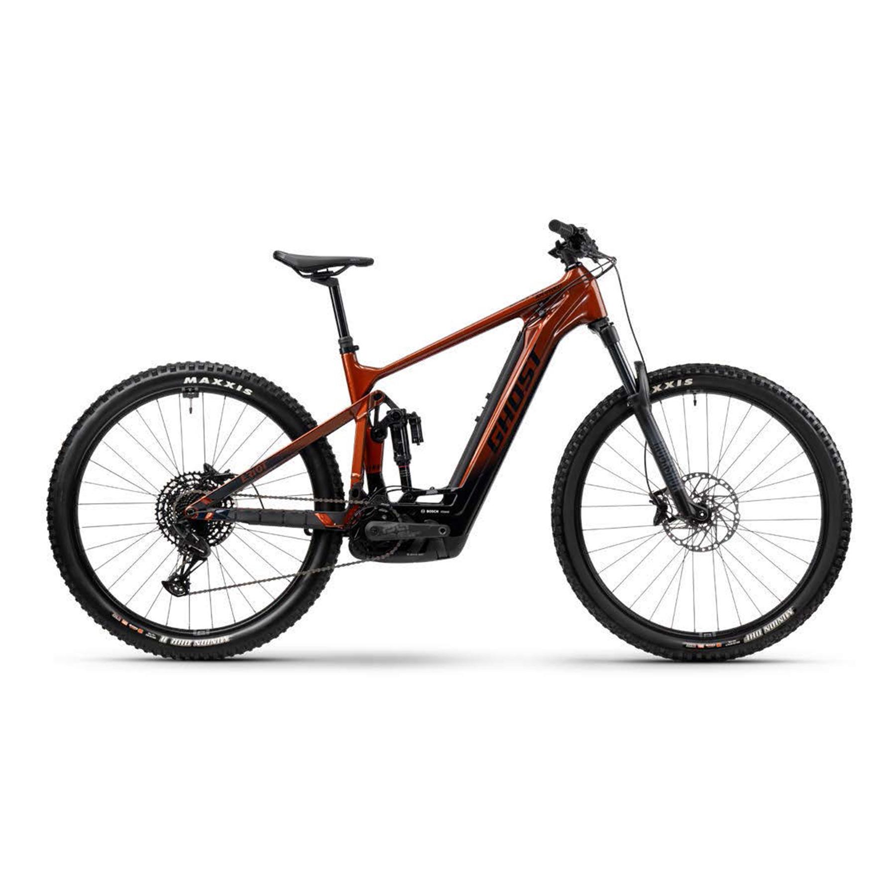 Ghost E-Riot AM Carbon 750wh S Orange Elcykel - Mountainbike Elcykel