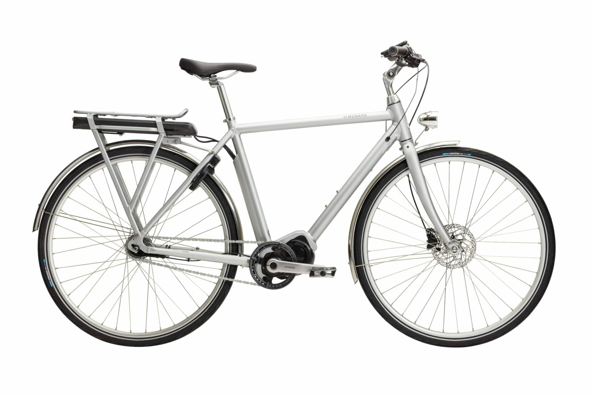 Monark e-Sture 58 cm Silver Elcykel - Standard Elcykel