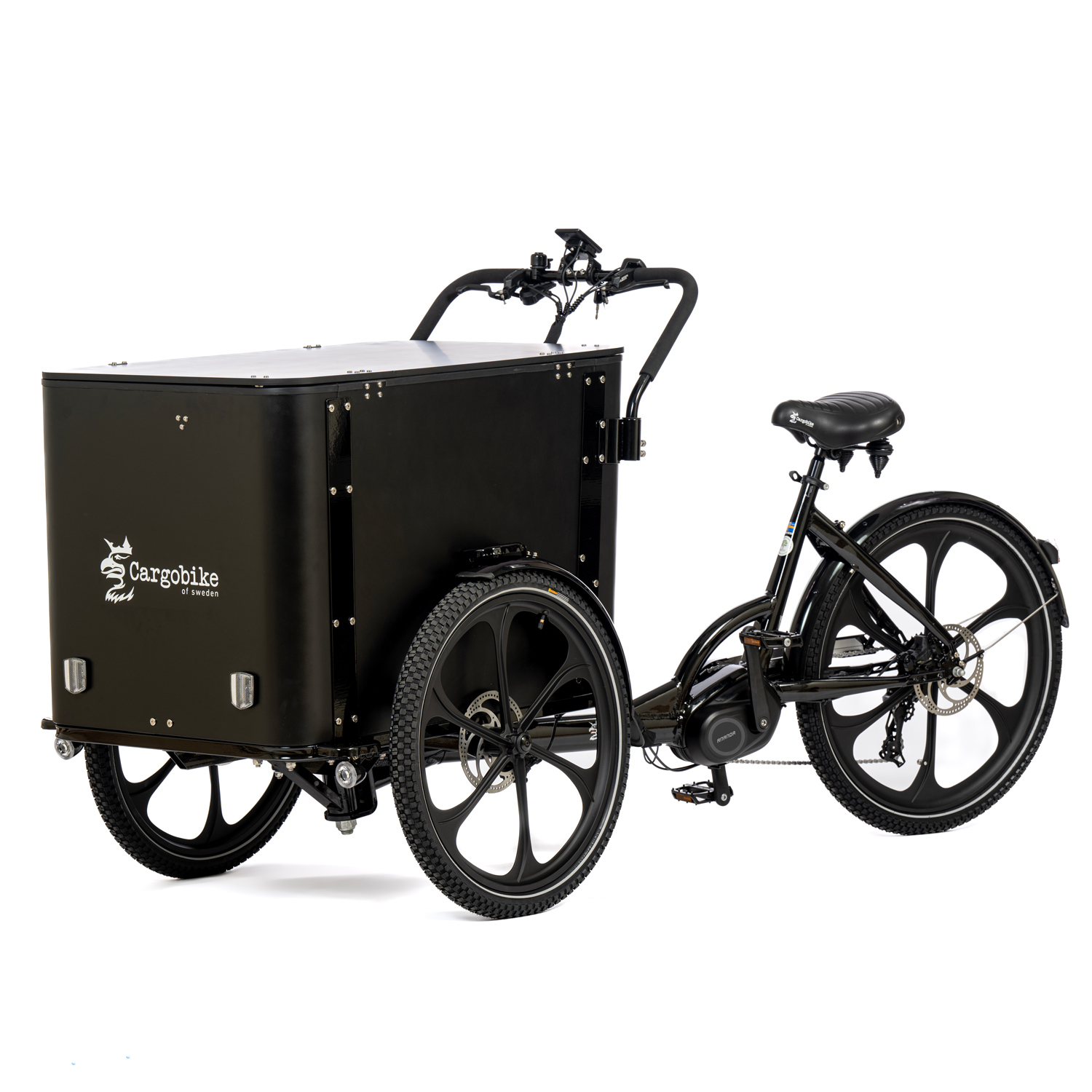 Cargobike Delight Box  Svart Elcykel - Lådcykel/Lastcykel Elcykel