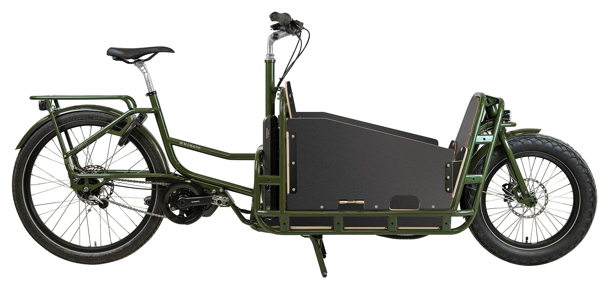 Bluegrass Charles 5-vxl Lådcykel Grön   Elcykel - Lådcykel/Lastcykel Elcykel