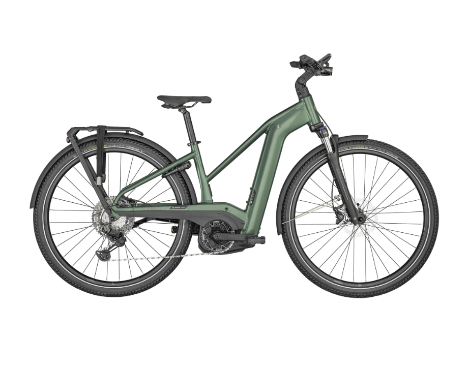 Scott Sub Sport eRide 10 Lady S Grön Elcykel - Hybrid Elcykel