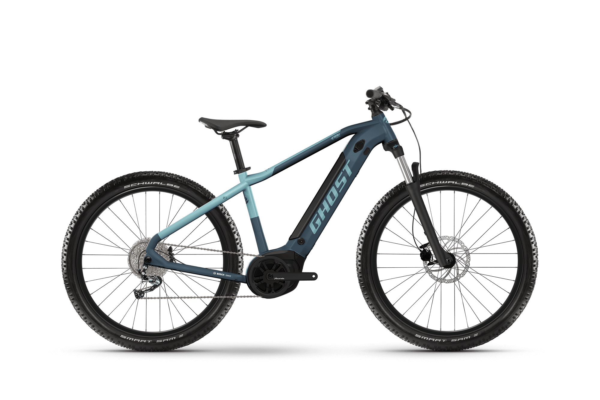 Ghost E-Teru Essential 500wh S Blå Elcykel - Mountainbike Elcykel