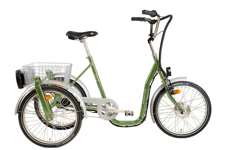 Monark Cargo 3313-EL Trehjuling Onesize Grön Elcykel - Specialcykel Elcykel