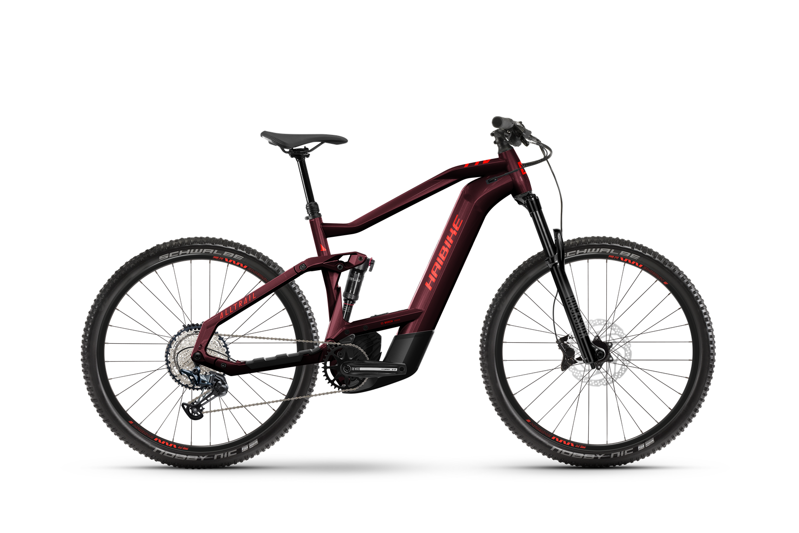 Haibike Alltrail 8 27,5" 625Wh L (47 cm) Röd Elcykel - Mountainbike Elcykel