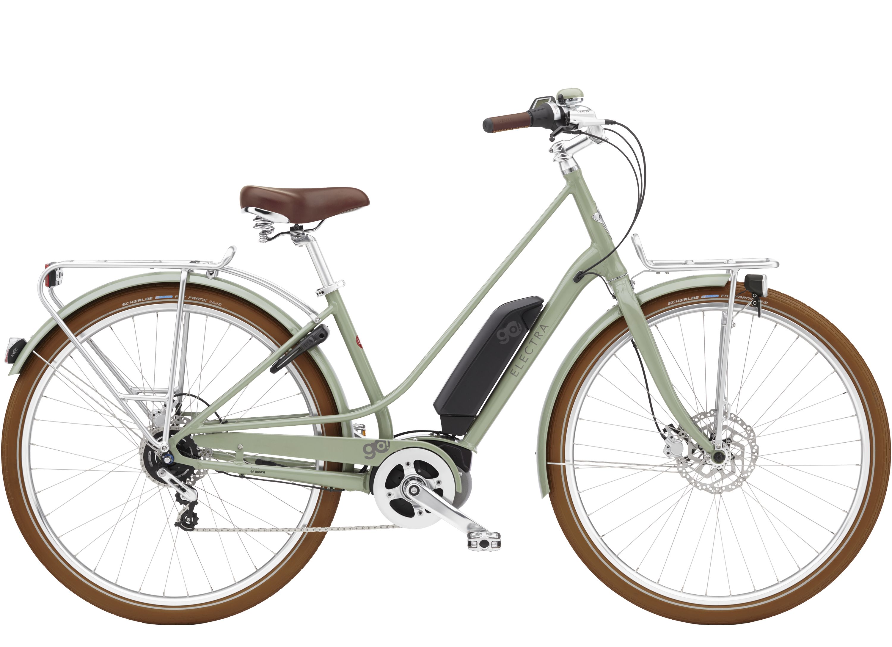 Electra Loft Go! 5i EQ Step-Thru 400Wh M Grön Elcykel - Hybrid Elcykel