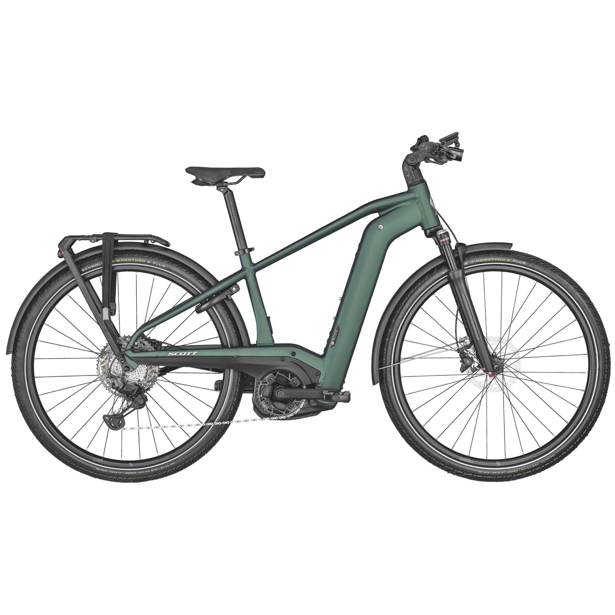 Scott Sub eRide Evo 750Wh Men XL Grön Elcykel - Hybrid Elcykel