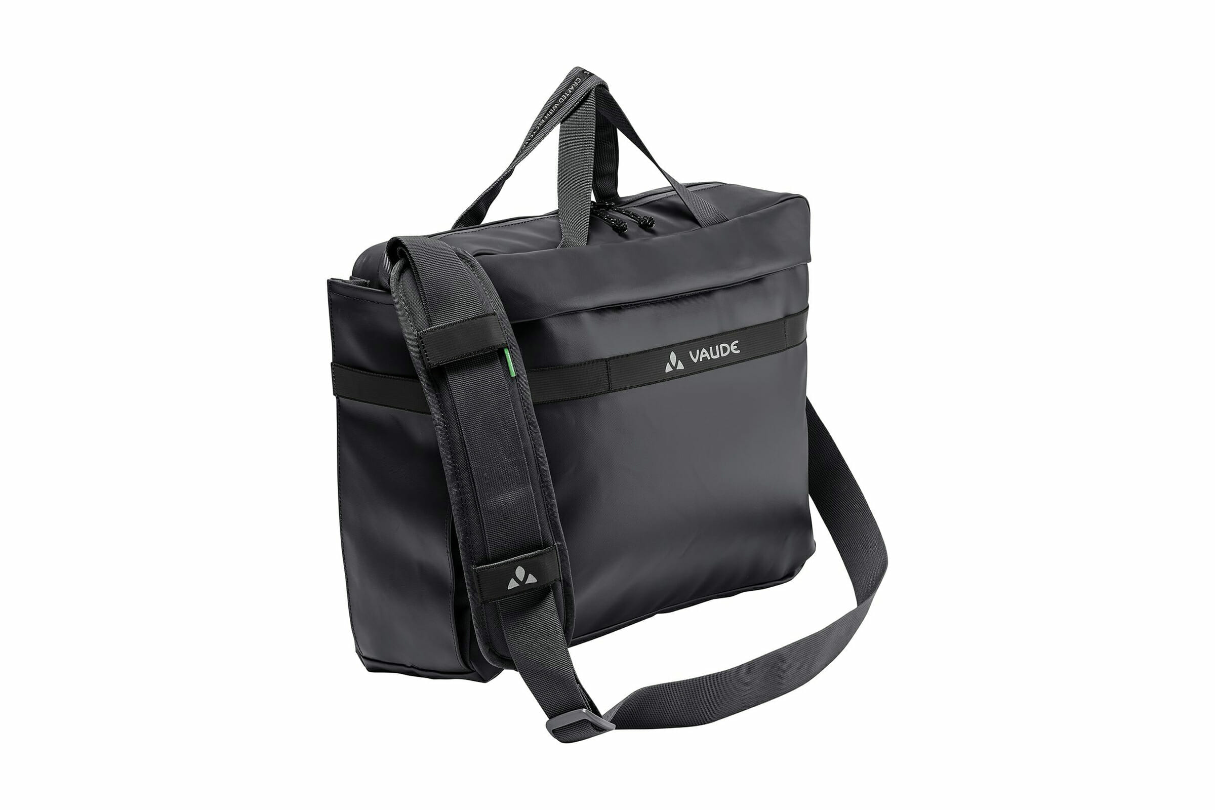 Vaude Mineo Commuter Briefcase 17 Black  Svart Cykeltillbehör - Cykelväskor - Datorväskor/Office Bag