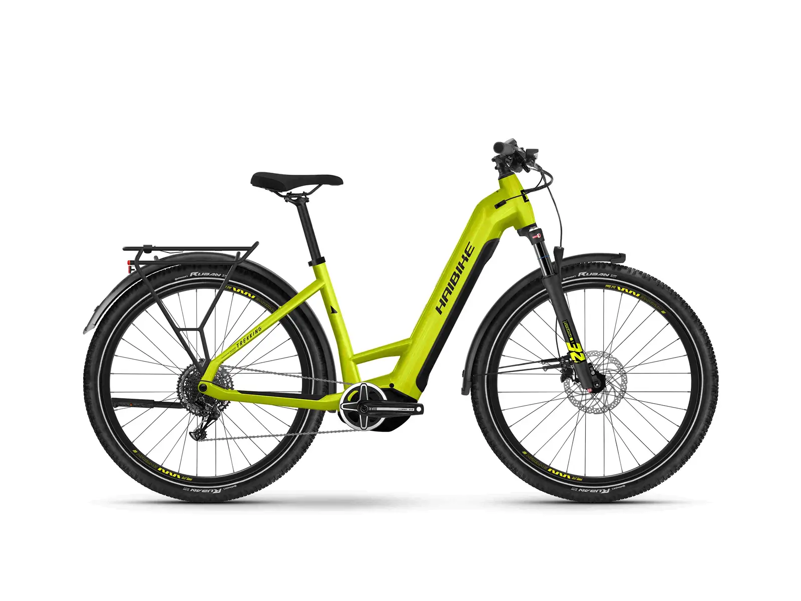 Haibike Trekking 5 Low 720Wh S (38 cm) Grön Elcykel - Hybrid Elcykel